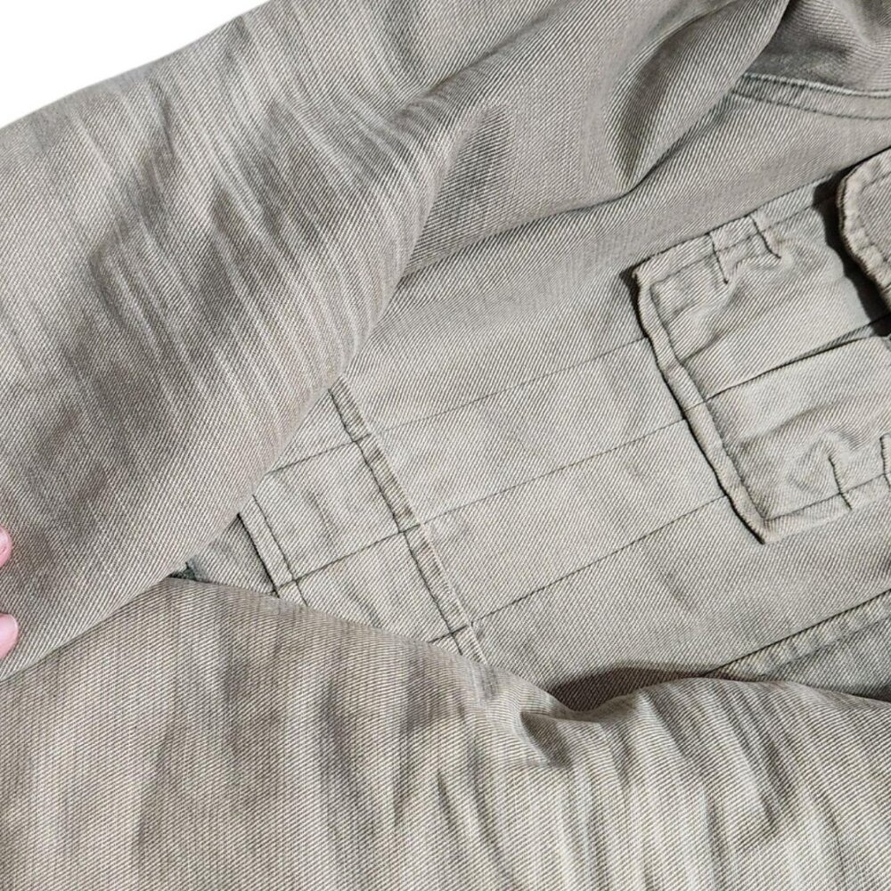 Abercrombie vintage quilted olive green jacket - Picture 4 of 7
